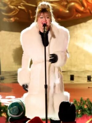 Kelly Clarkson Rockefeller Center Christmas Tree Coat