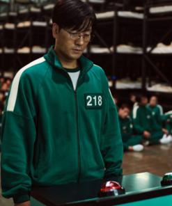 Squid Game 2021 Hoyeon Jung Green Jacket