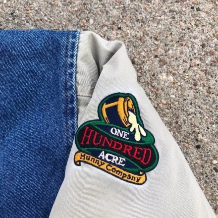 90s Xxxtentacion Winnie The Pooh Varsity Denim Jacket