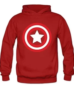 Captain America Shield Logo Hoodie