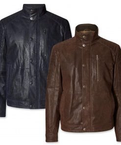Men's Biker Leather Jacket