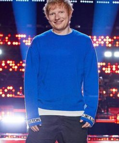 The Voice Ed Sheeran Blue Sweater