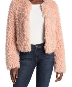 The Equalizer Laya DeLeon Hayes Pink Fur Jacket