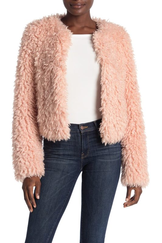 The Equalizer Laya DeLeon Hayes Pink Fur Jacket | UniversalJacket