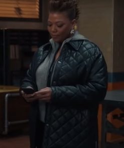 The Equalizer Queen Latifah Black Quilted Jacket