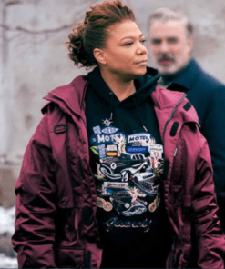 Queen Latifah The Equalizer 2021 Plum Jacket