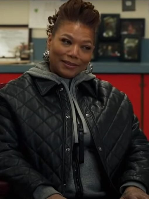 The Equalizer Queen Latifah Black Quilted Jacket