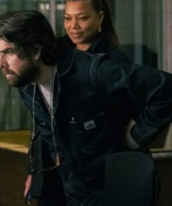 The Equalizer Season 2 Adam Goldberg Black Denim Jacket