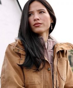 Yellowstone Kelsey Asbille Brown Cotton Jacket