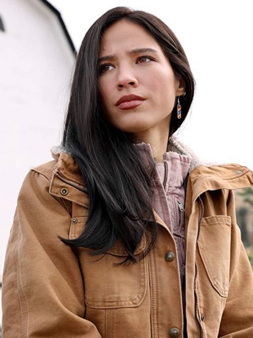 Yellowstone Kelsey Asbille Brown Cotton Jacket