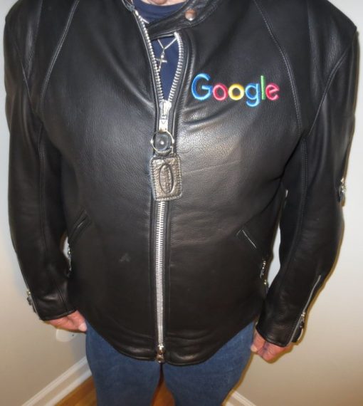 google black leather jacket
