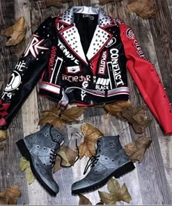 punk rock leather jacket