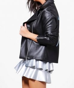 rosie love me forever or never biker leather jacket