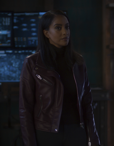 supergirl s06 azie tesfai leather jacket