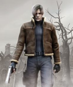 Resident Evil 4 Leon S Kennedy Leather Jacket