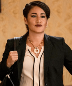 Q’orianka Kilcher Yellowstone Black Coat