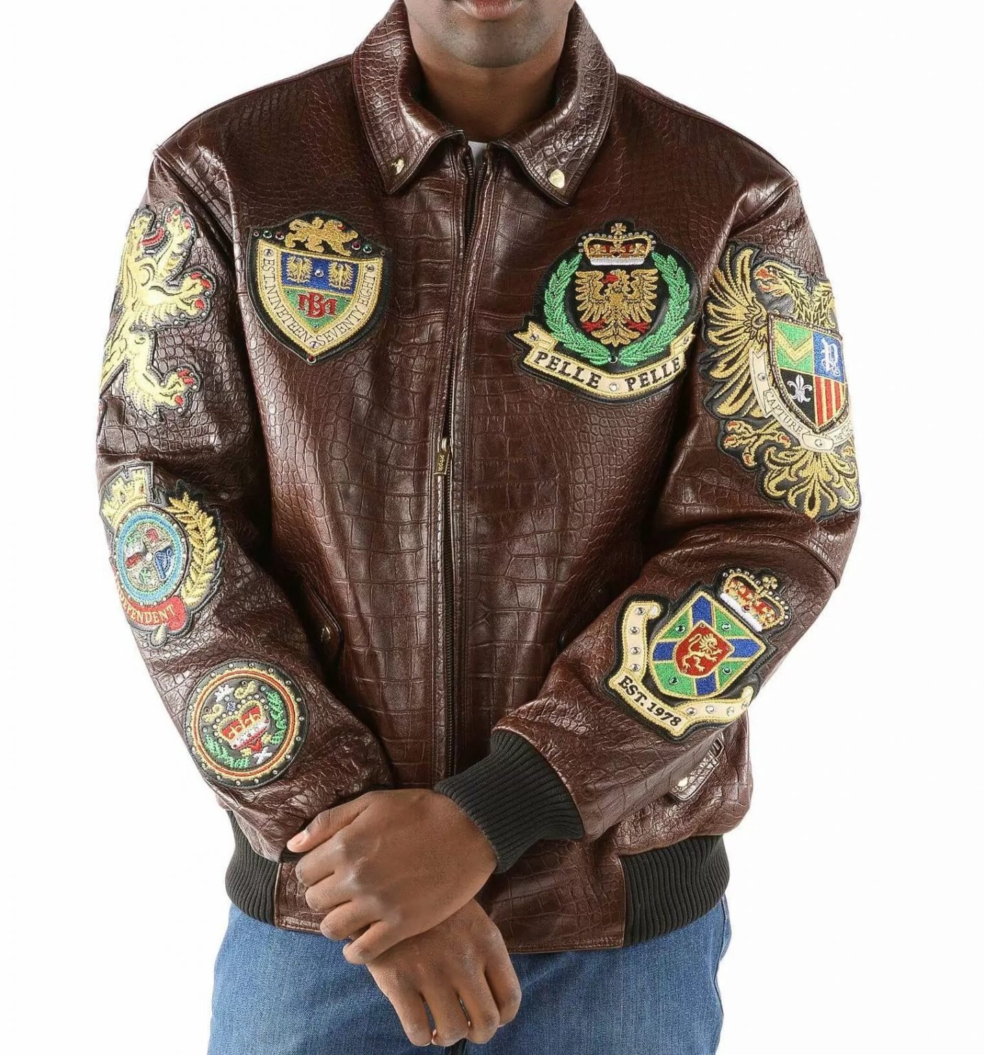 Pelle Pelle 1978 Brown Leather Jacket Universal Jacket