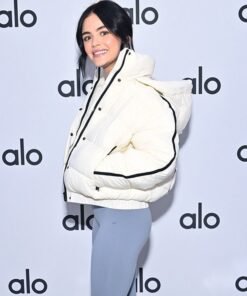 Lucy Hale Alo’s Winter House Hooded Jacket