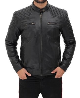 Mens Quilted Cafe Racer Jacket | Universal Jacket