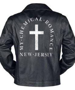 My Chemical Romance NJ Cross Black Moto Jacket 2021
