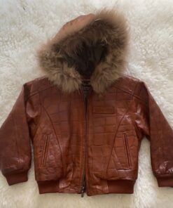 Pelle-Pelle-Brown-Fur-Collar-Leather-Jacket