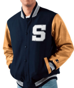 Penn State Navy Blue Nittany Lions Varsity Jacket