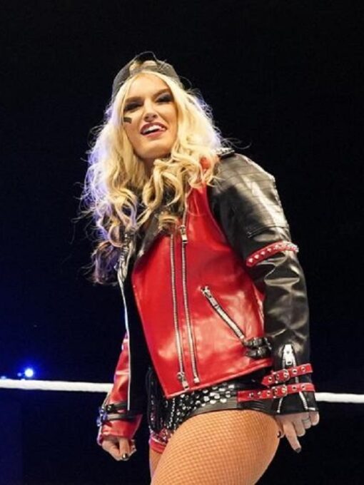 WWE Leather Studs Toni Storm Jacket