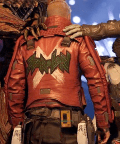 guardians of the galaxy star lord video game leather jacket