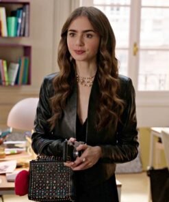 Emily in Paris Lily Collins Black Jacket