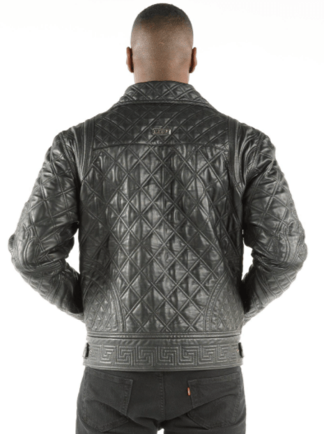pelle pelle quilted leather jacket