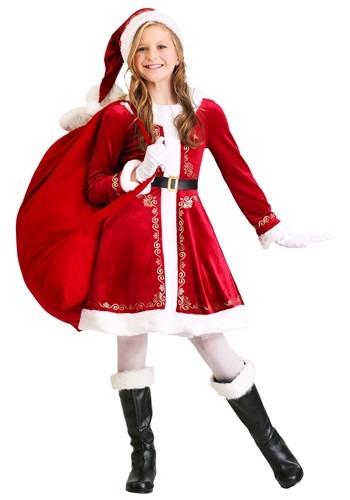 Girl's Santa Dress Costume