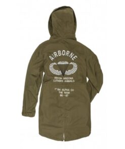 Airborne Embroidered Fishtail Parkas