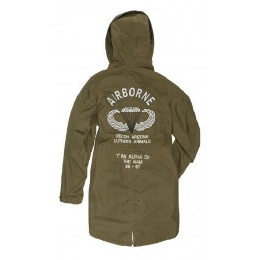 Airborne Embroidered Fishtail Parkas