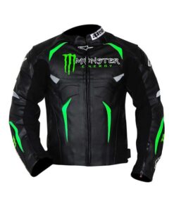 Alpinestars Hellhound Monster Energy Biker Leather Jacket