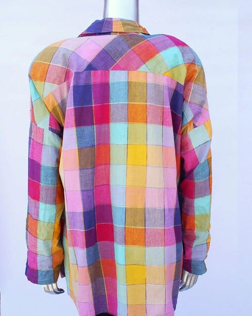 And Just Like That Sarah Jessica Parker Rainbow Check Jacket