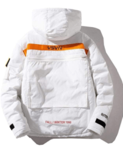 NASA Padded white Jacket