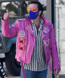 the unbearable weight of massive talent nicolas cage pink jacket