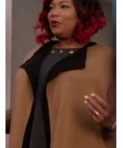 Carlotta Brown Star-Square one Drape Coat