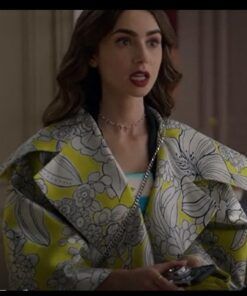 Emily in Paris S02 Lily Collins Floral Jacket