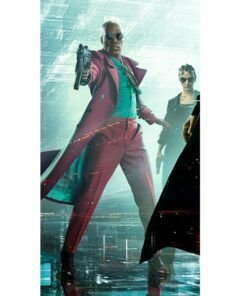 The Matrix Resurrections Morpheus Pink Coat
