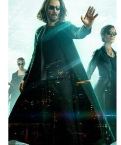 The Matrix Resurrections Trinity Black Coat