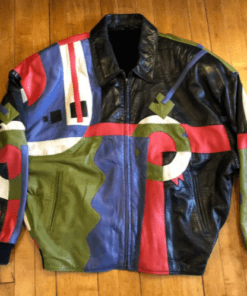 Pelle Pelle Multi Picasso Marc Buchanan Leather Jacket