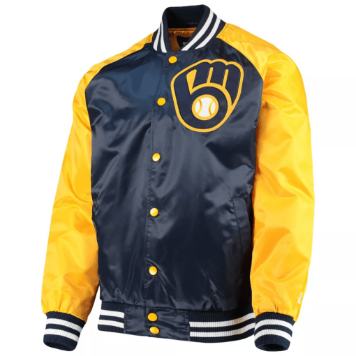 The Lead Off Hitter Full-Snap Milwaukee Brewers Jacket 2022