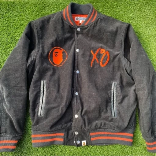 Bape XO The Weeknd Generals Varsity Jacket