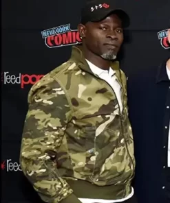 Djimon Hounsou The King’s Man Camouflage Jacket