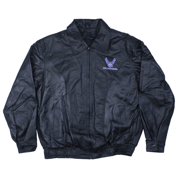Air Force Leather Bomber Jacket l Universal jacket