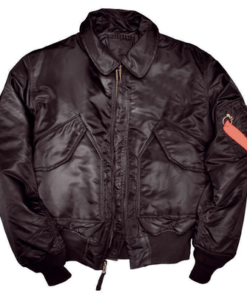 Black Flight Bomber Jacket