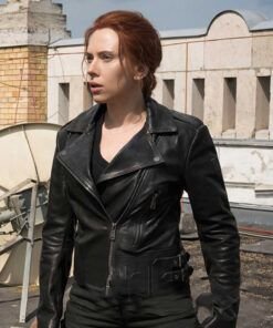 Black Widow 2021 Natasha Romanoff Motorcycle Jacket