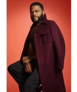 Black-ish S05 Andre Johnson Dre Maroon Coat
