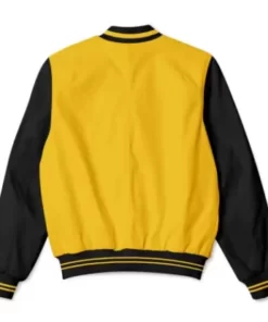 Men Pittsburgh Steelers Yellow NFL Bomber Jacket 2022